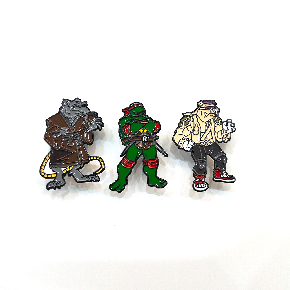 3pcs Vintage Ninja Turtles Pin - Vintage Item ulasan dan harga