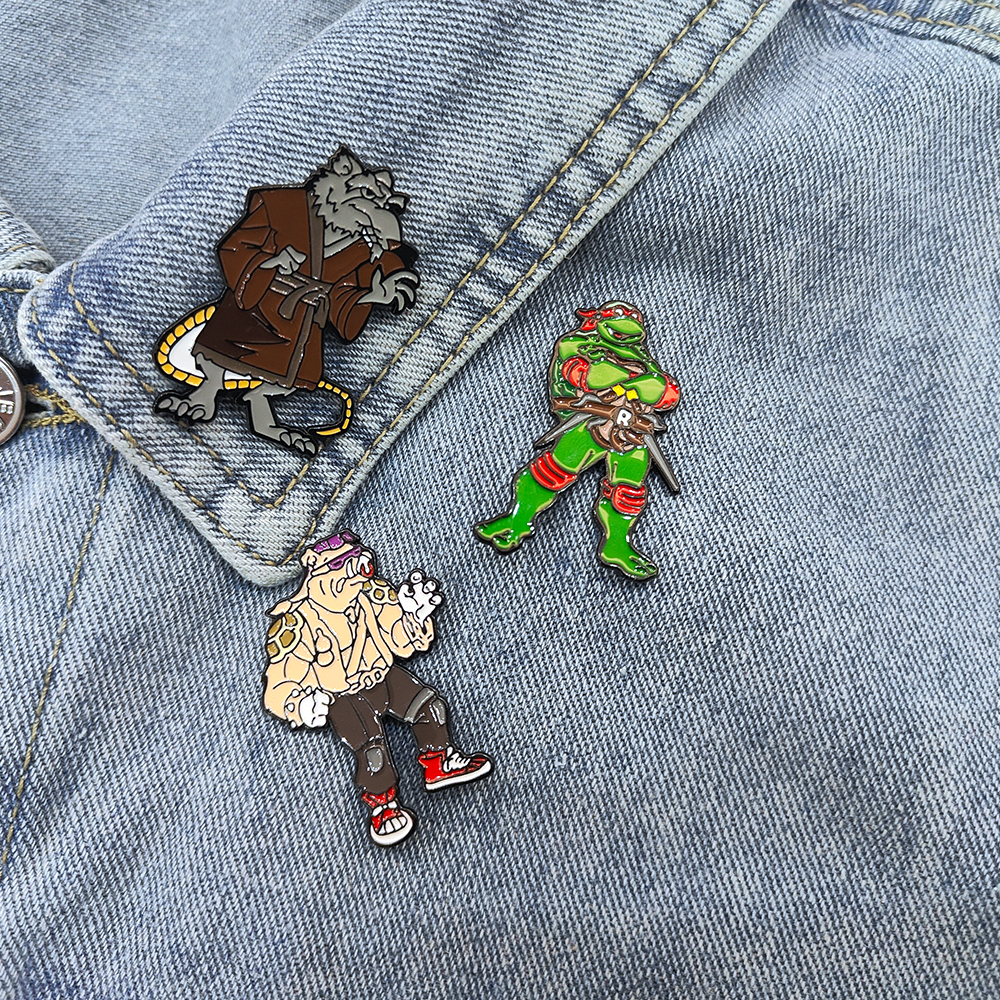 3pcs Vintage Ninja Turtles Pin - Vintage Item ulasan dan harga