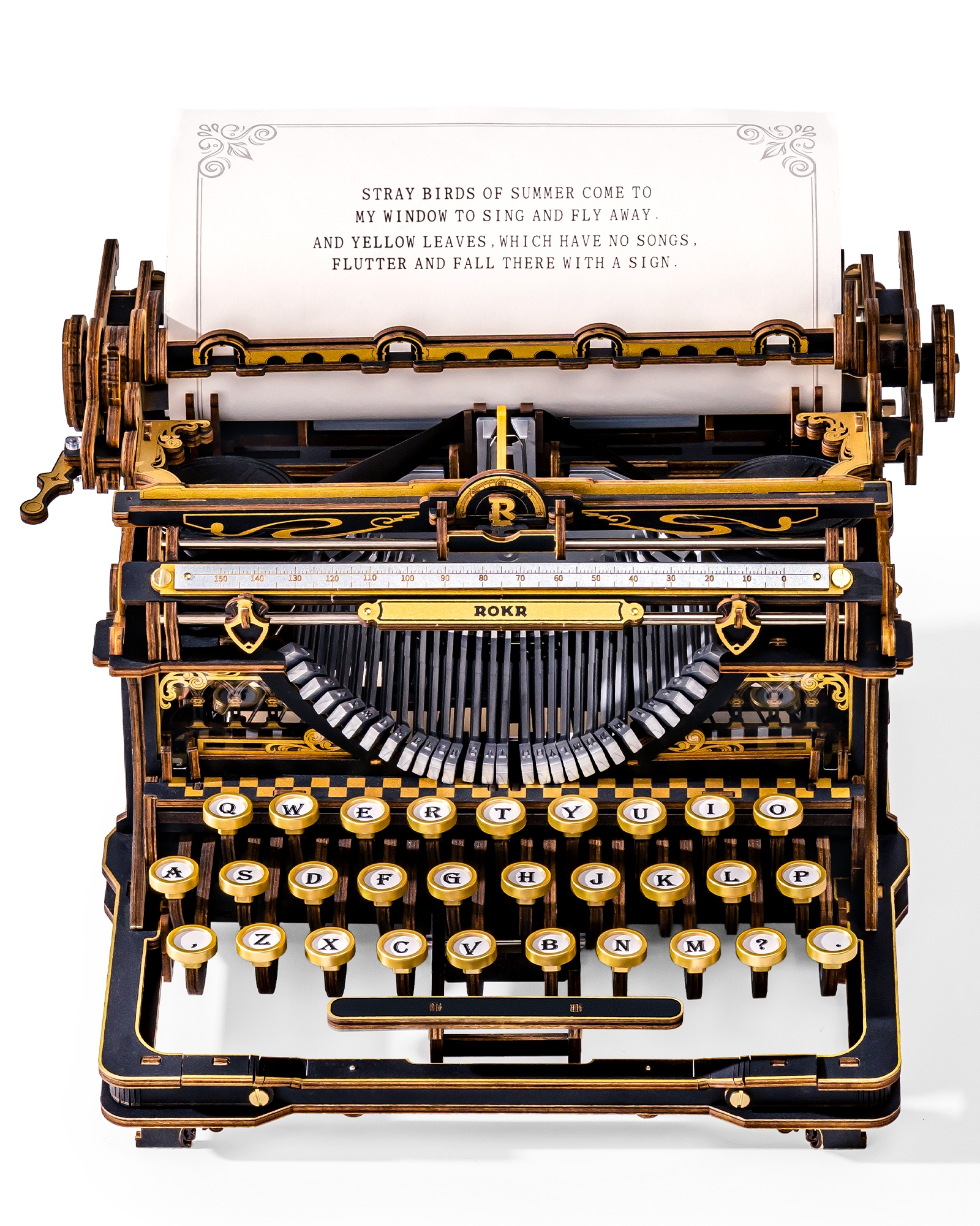 ROKR 3D Wooden Typewriter Puzz - Vintage And Collectible Toys ulasan dan harga