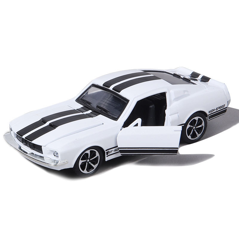 1:32 Diecast Alloy Ford Mustan - Vintage Collectible Toy Cars ulasan dan harga