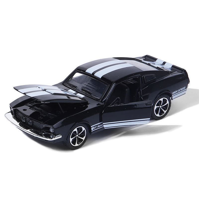 1:32 Diecast Alloy Ford Mustan - Vintage Collectible Toy Cars ulasan dan harga