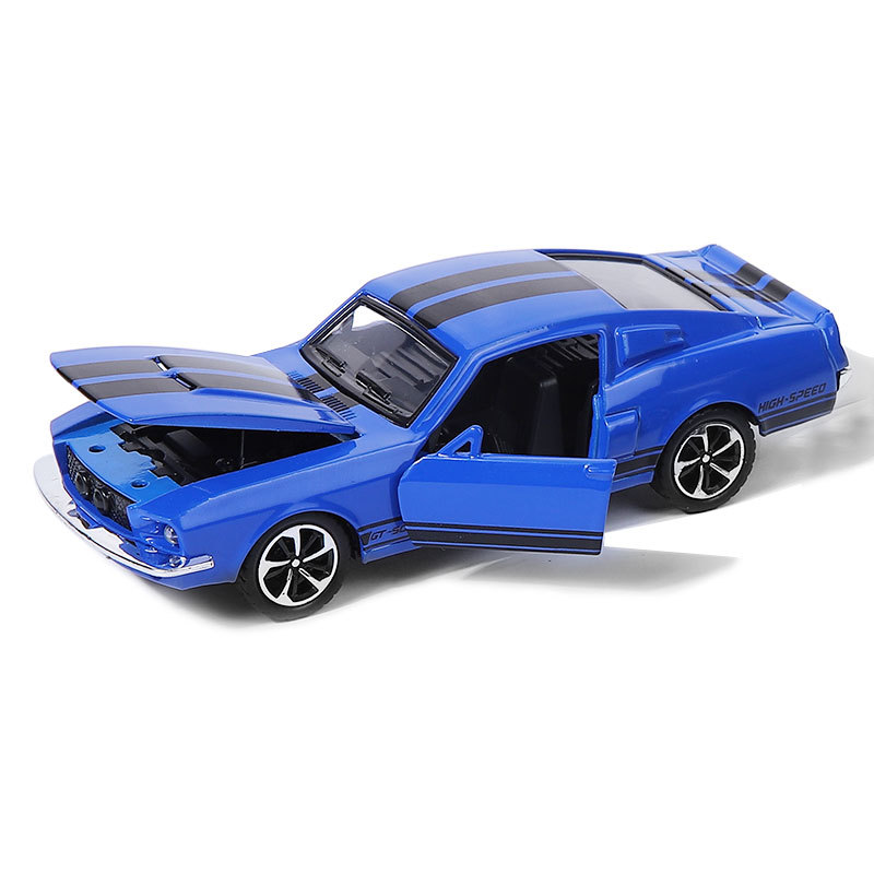 1:32 Diecast Alloy Ford Mustan - Vintage Collectible Toy Cars ulasan dan harga