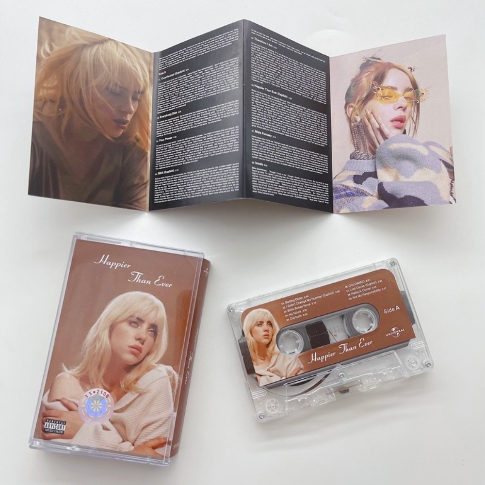 Billie Eilish Happier Than Eve - Vintage Collectibles & More Llc Photos ulasan dan harga