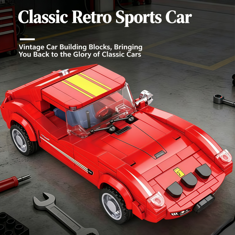 Classic red vintage sports car - Vintage Collectible Toy Cars ulasan dan harga