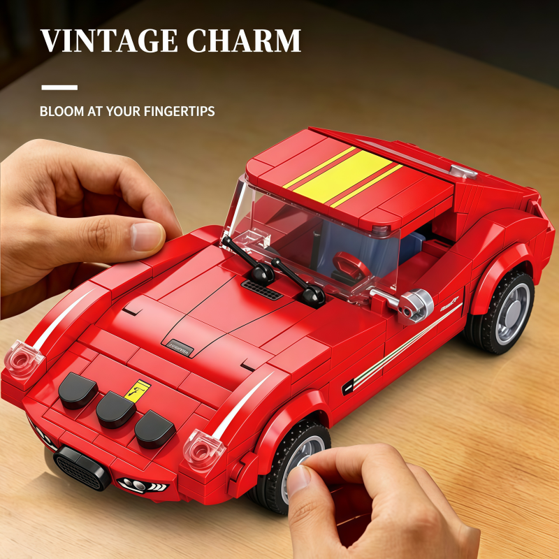 Classic red vintage sports car - Vintage Collectible Toy Cars ulasan dan harga