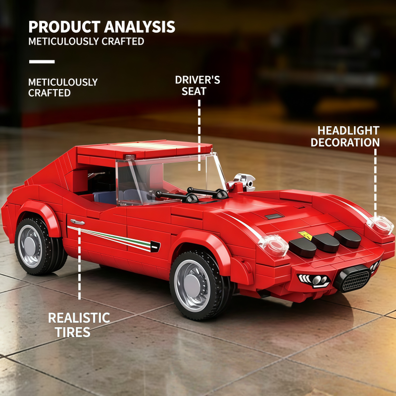 Classic red vintage sports car - Vintage Collectible Toy Cars ulasan dan harga