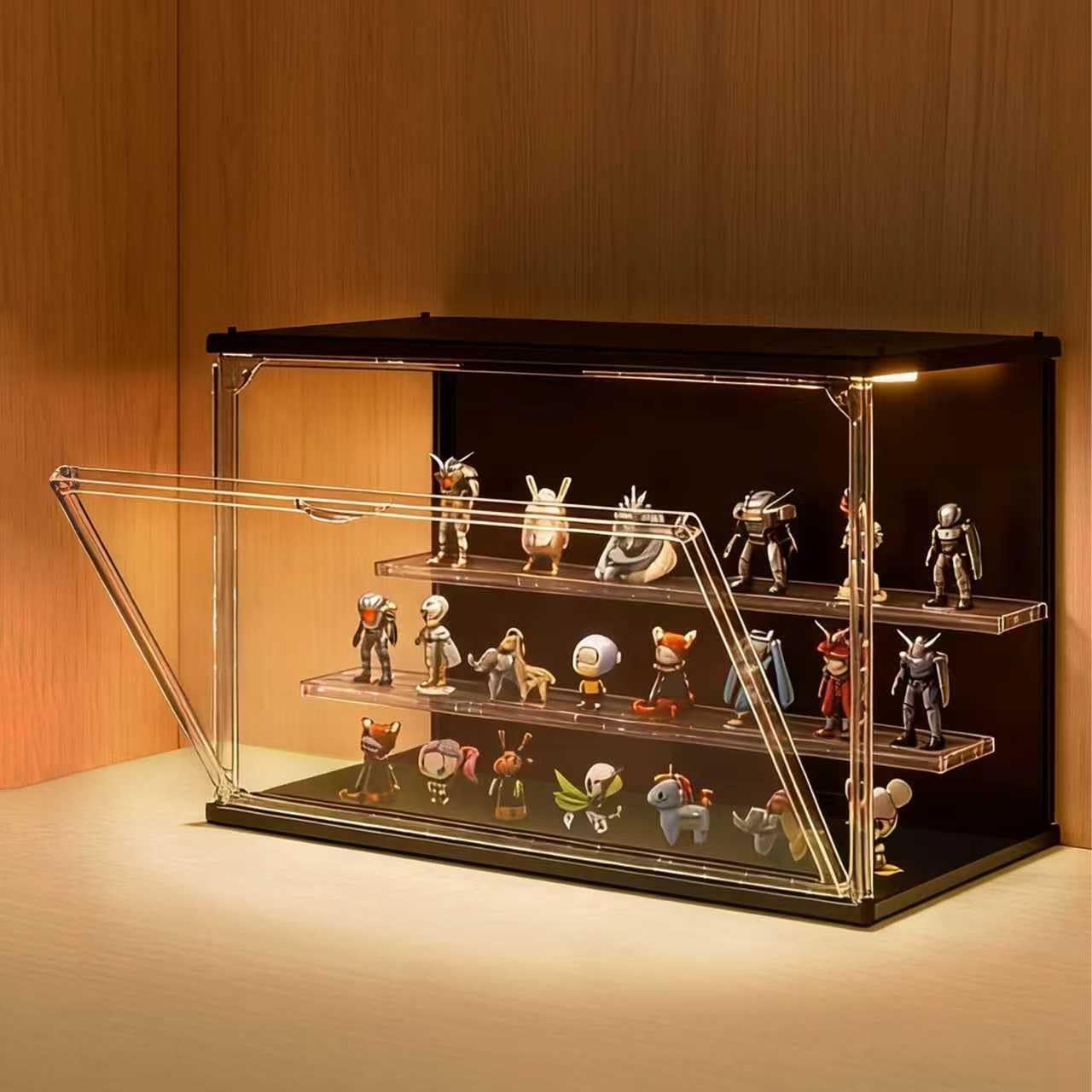 3-Tier Stackable LED Display C - Collectible Collection ulasan dan harga