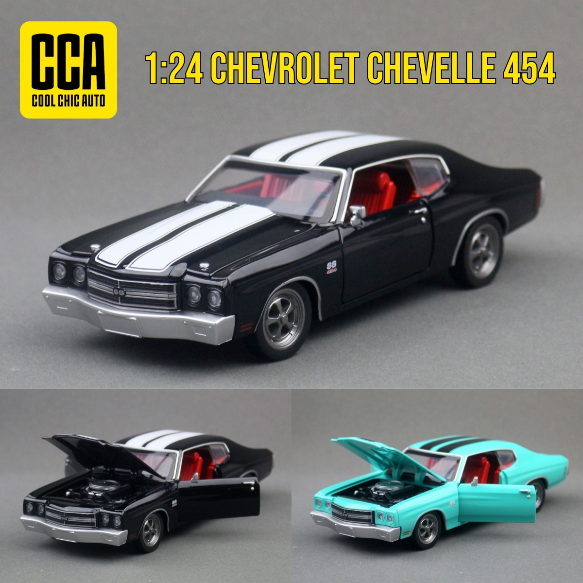 1/24 Chevrolet Chevelle 454 19 - Vintage Collectible Toy Cars ulasan dan harga